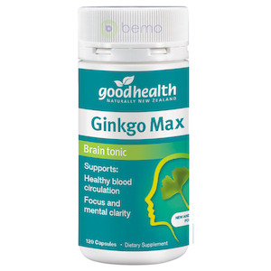 Sexual Health: Good Health, Ginkgo Max 8000, 120 caps