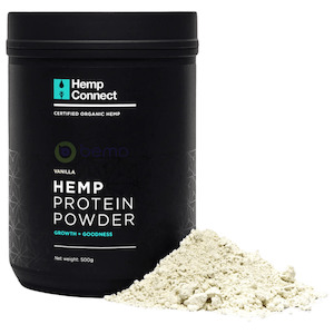 Hemp Connect, Hemp Protein Powder, Vanilla, 500g