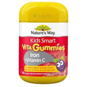Nature's Way, Kids Smart Vita Gummies Iron + Vitamin C, 60's