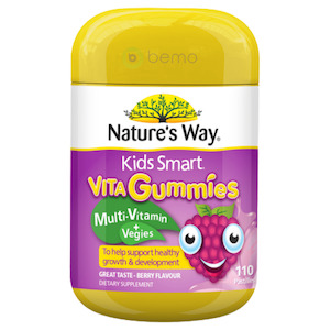 Nature's Way, Kids Smart Vita Gummies Multi-Vitamin + Vegies, 110's