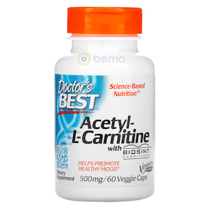Doctor's Best, Acetyl L-Carnitine, 500mg, 60 Caps