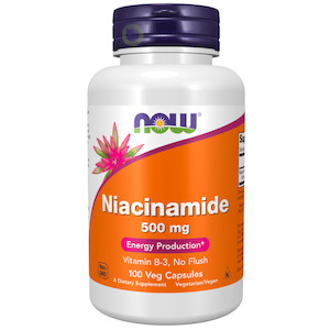 Now Foods: Now Foods, Niacinamide, Vitamin B-3, 500 mg, 100 Veg Capsules