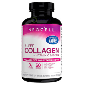 Neocell: Neocell, Super Collagen + Vit C + Biotin, 180 Tabs