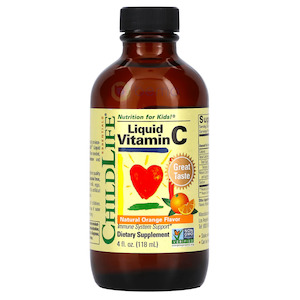 Childlife: ChildLife, Liquid Vitamin C, Orange, 118ml
