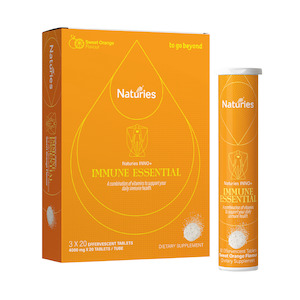 Vitamin C: Naturies, Immune Essential Effervescent Tablets, 3x20 Tabs