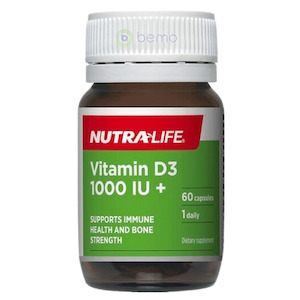Nutra-Life, Vitamin D3 1000IU+, 60 caps