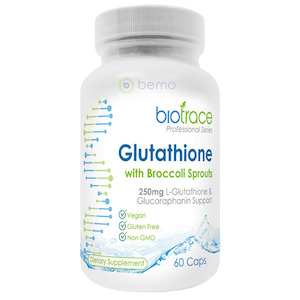 Detox And Cleanse: BioTrace, Glutathione 250mg, 60 Capsules