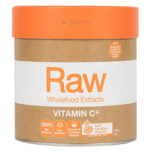 Immunity Support: Amazonia Raw, Wholefood Extracts, Vitamin C+, 300g