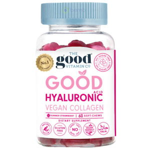 Good Vitamin Co, Hyaluronic Acid Vegan Collagen, 60 Soft Chews