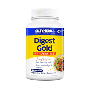 Digestion And Gut Health: Enzymedica, Digest Gold + Probiotics, 90 Capsules