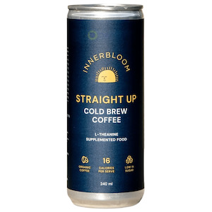 Energy: Inner Bloom, Straight Up Cold Brew Coffee, 240ml