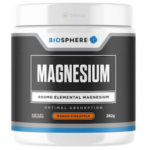 Biosphere, Magnesium Powder, Mango Pineapple, Large 282g
