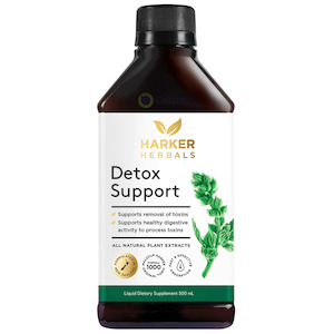 Digestion And Gut Health: Harker Herbals, Detox Support Tonic, 500ml