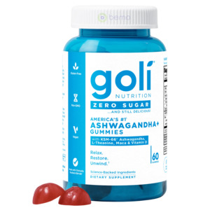 Goli Nutrition, Ashwagandha+ Zero Sugar, 60 Gummies