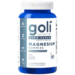 Goli Nutrition, Magnesium Zero Sugar, 60 Gummies