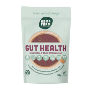 Digestion And Gut Health: Hemp Farm, Gut Health, Blackcurrant Protein Powder 500g