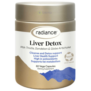Detox And Cleanse: Radiance, Liver Detox, 60 Vege Capsules
