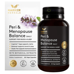 Harker Herbals, Peri & Menopause Balance, 60 Vege Capsules