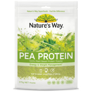 Energy: Nature's Way, Pea Protein Powder, 375g