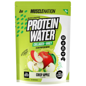 Muscle Nation, Protein Water, Crisp Apple, 750g Powder