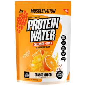 Muscle Nation, Protein Water, Orange Mango, 750g Powder
