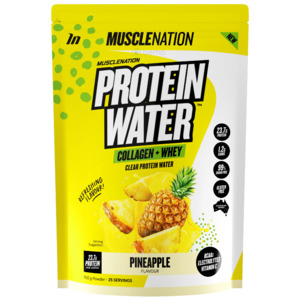 Energy: Muscle Nation, Protein Water, Pineapple, 750g Powder