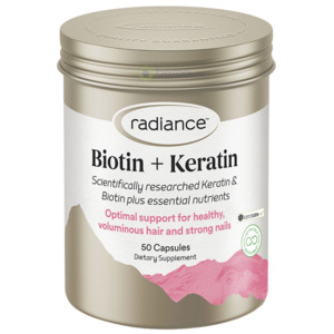 Radiance, Biotin + Keratin, 50 Capsules