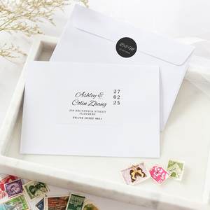 Products: Abundance Address Labels & Envelope Seals - Be My Guest Design