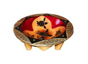 13 Inch Tanoa Inside Carved / Kava Bowl - Benai Farms