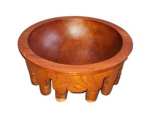 13 Inch Plain Samoan Kava Bowl - Benai Farms