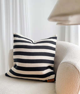 Home: Charcoal & Salt Cushion Cover
