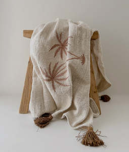 Home: Balinese Cotton Throw | Double Palm