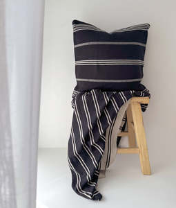 Home: Barely Black Lounge Throw