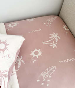 Jersey Cotton Sheets: Jersey Cotton Sheet - Sun Kissed