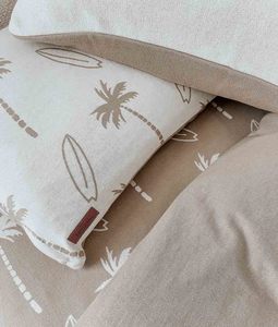[PRE-ORDER] | Pillowcase - Natural Surfing Palm