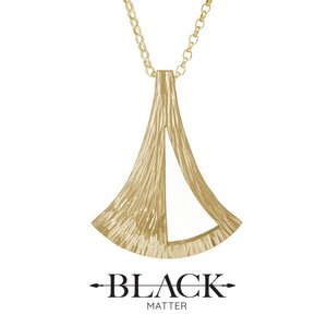 Emergence Large Pendant in 9ct Yellow Gold - Benjamin Black Goldsmiths