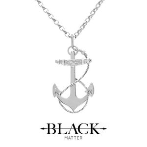 Nautical Anchor Pendant in Sterling Silver - Benjamin Black Goldsmiths