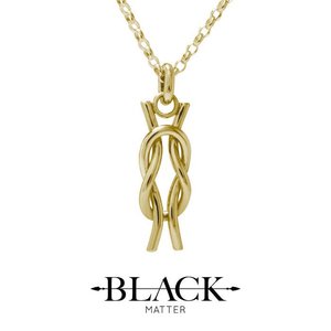 Nautical Reef Knot Pendant in Gold - Benjamin Black Goldsmiths