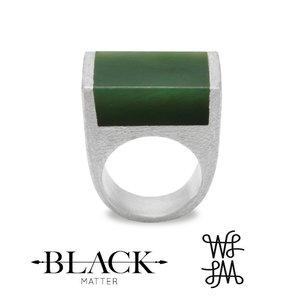 Local Palette Pounamu Ring - Benjamin Black Goldsmiths
