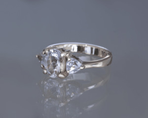 Gold & Morganite Ring - Benjamin Black Goldsmiths