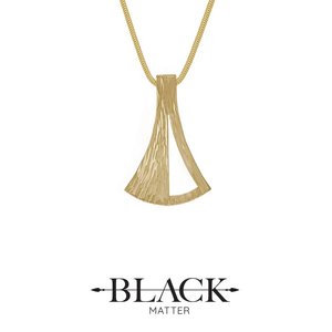 Products: Emergence Medium Pendant in 9ct Yellow Gold - Benjamin Black Goldsmiths