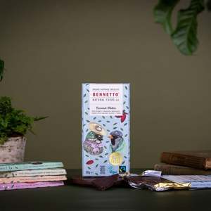 Chocolate Bars: Coconut Flakes -  Pack of 3 or 6 bars