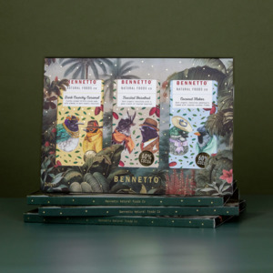 Bennetto Dark Chocolate: Jungle Gift Box - Nut-themed