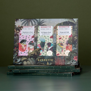 Bennetto Dark Chocolate: Jungle Gift Box - Fruit-themed