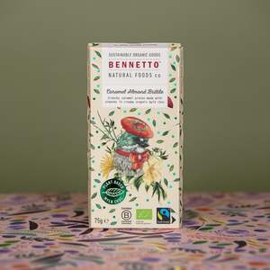 Bennetto Dark Chocolate: NEW! Caramel Almond Brittle