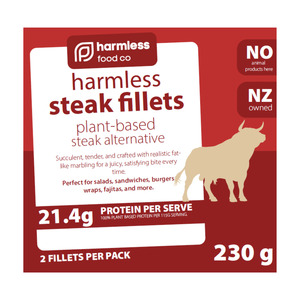Bulk Plant Meats: Harmless Steak Fillets 230g