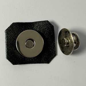 Magnetic Bag Clasp Rivet - 2 Pair