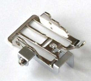 Inter-changable sole for walking foot with guide