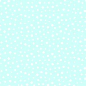 Sussybee Fabric: Susybee Irregular Dot Fabric - Aqua