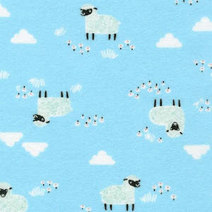 Robert Kaufman - Sky Sheep Flannel